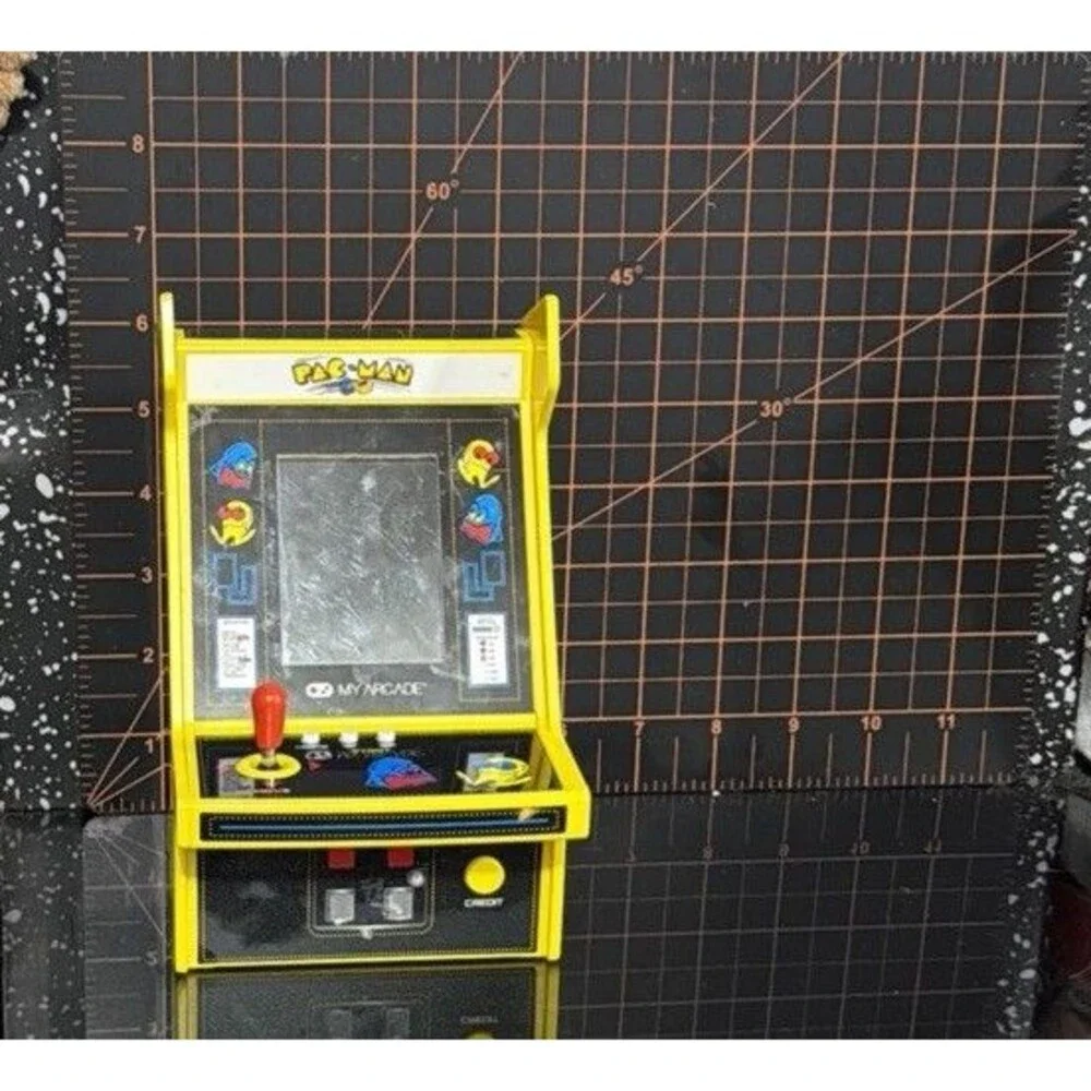 My Arcade Pac-Man Micro Player Mini Retro Arcade Game Tested Working Yellow